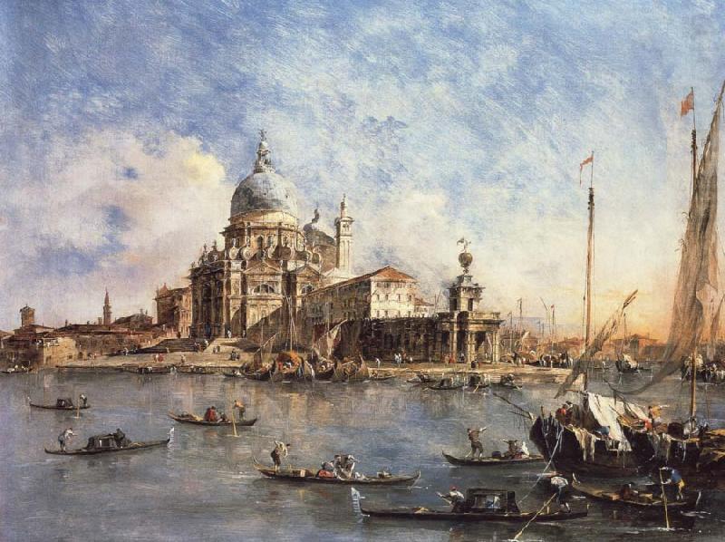 Francesco Guardi Venice The Punta della Dogana with S.Maria della Salute china oil painting image